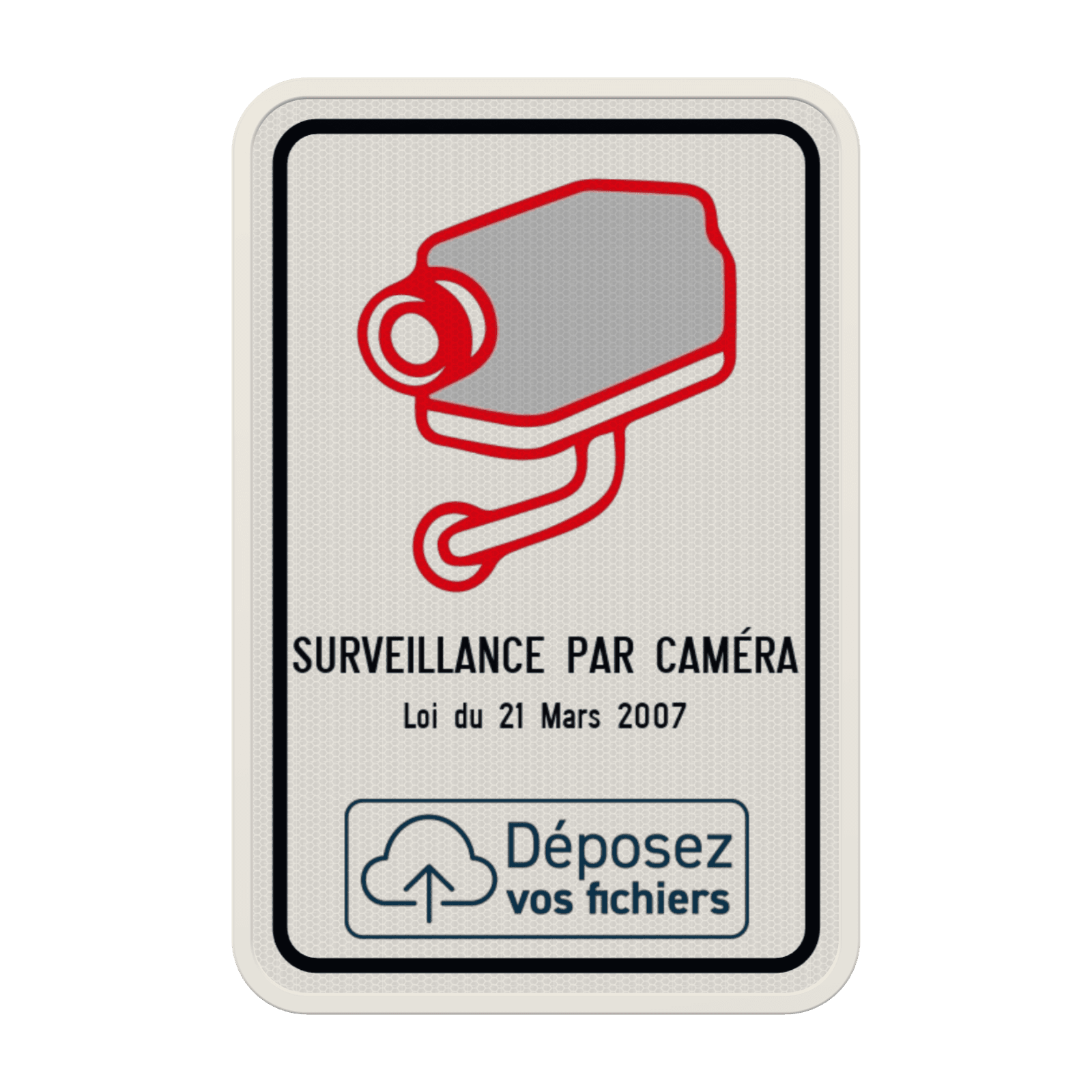 Surveillance par caméra Belge - Loi du 21 mars 2007 - Logo personnalisé