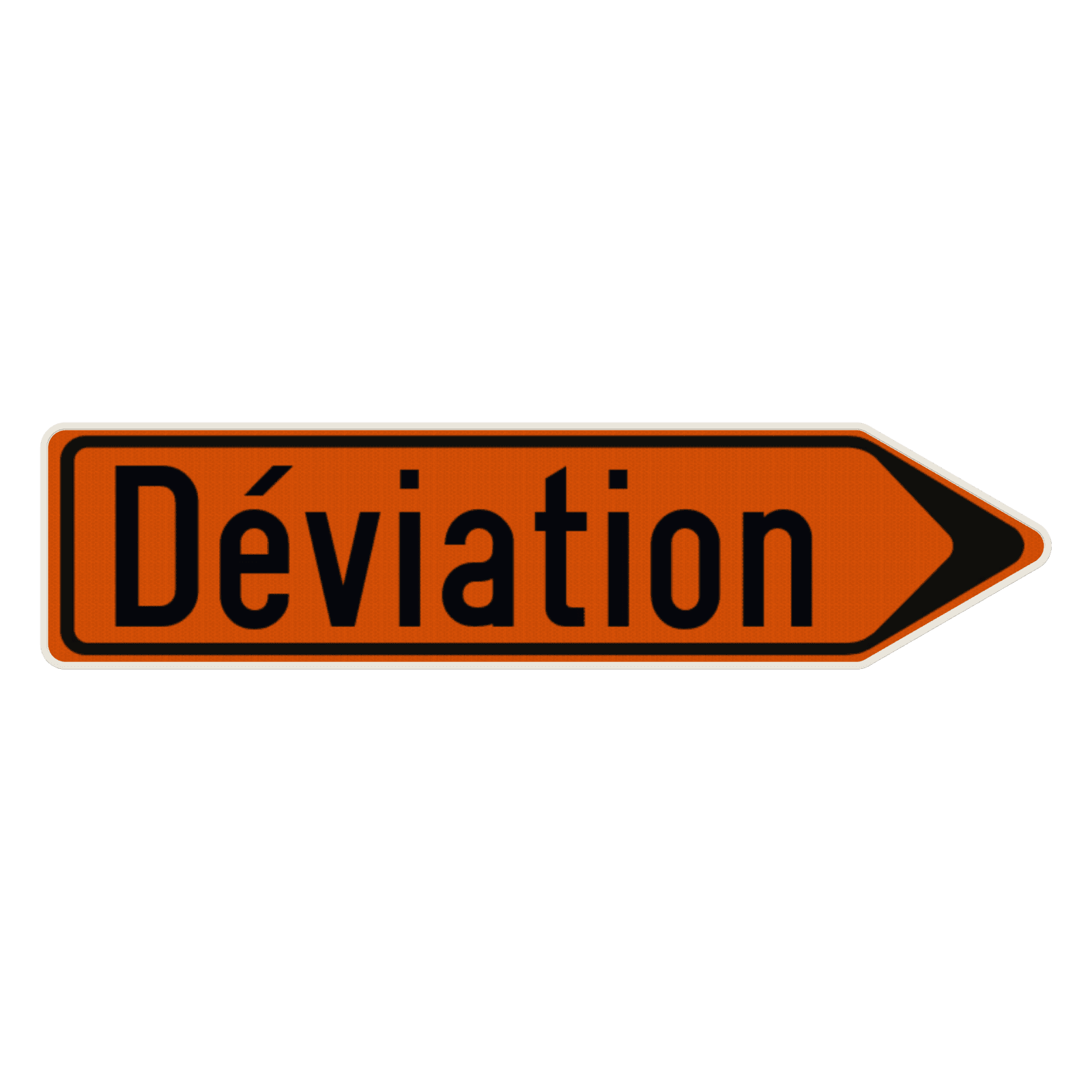 Panneau G2000 - F41 - Itinéraire de déviation - Droite