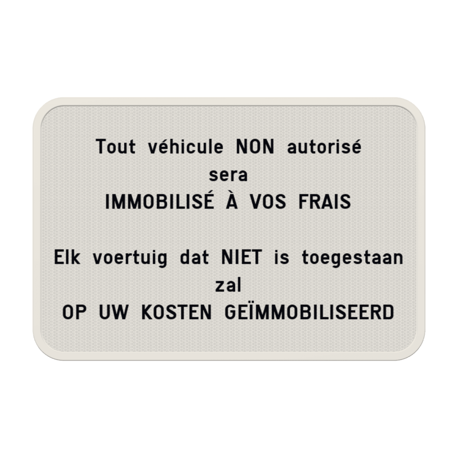 Panneau de texte 3:2 - Rectangulaire