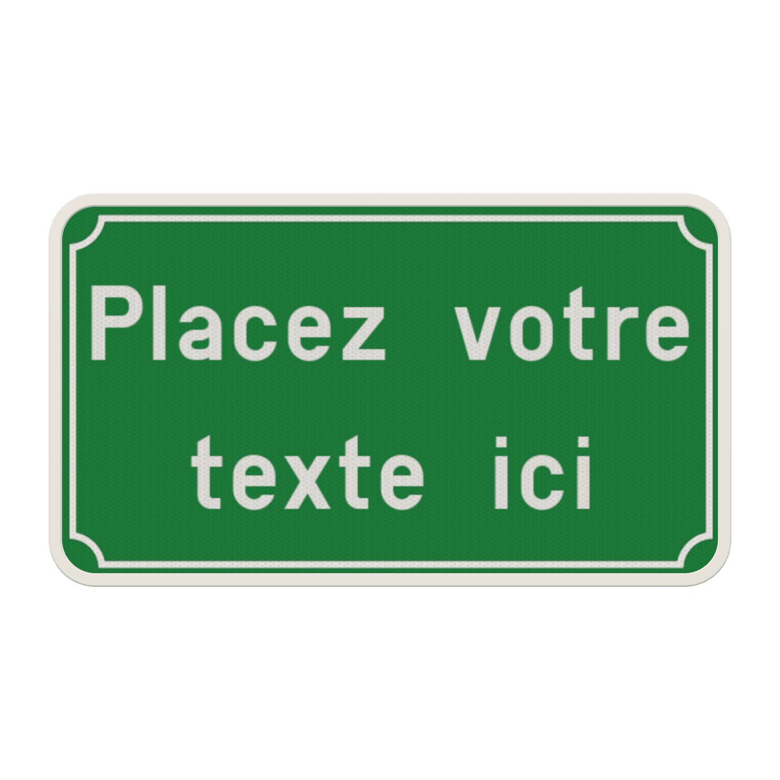 Panneau de Texte Personnalisable avec Cadre Classique
