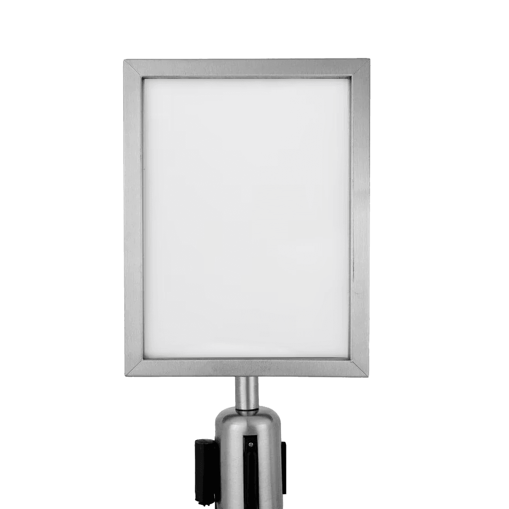 Fermeture magnétique pour poteaux de balisage avec ruban rétractable