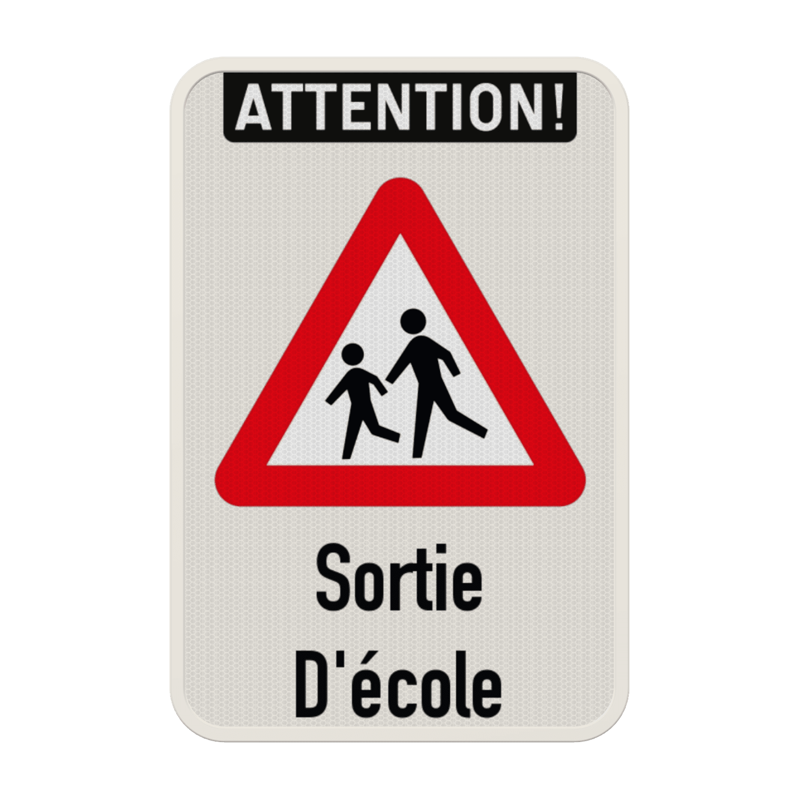 Panneau de signalisation - A23 - Sortie d'école