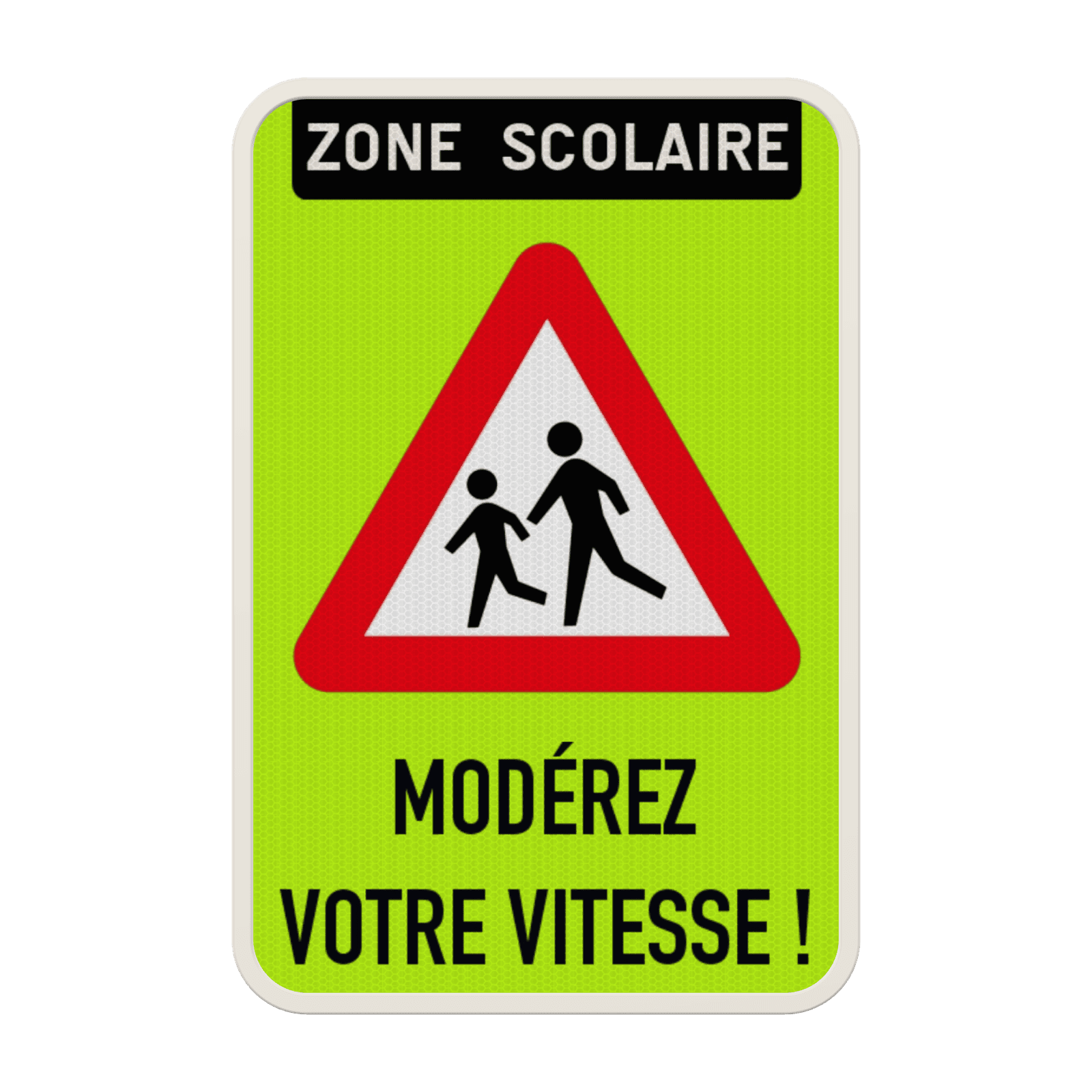 Panneau de signalisation - A23 - Modérez votre vitesse