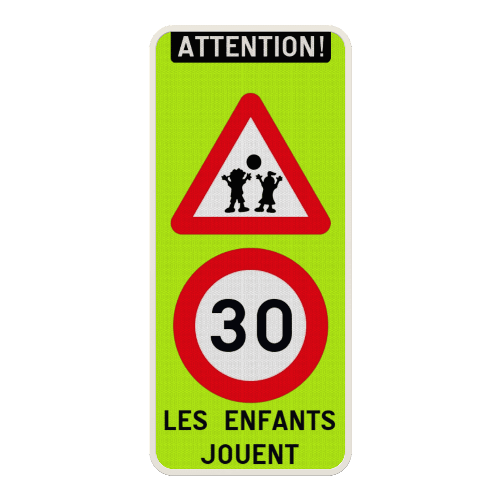 Panneau de signalisation 4:9 - Attention ! Les enfants jouent