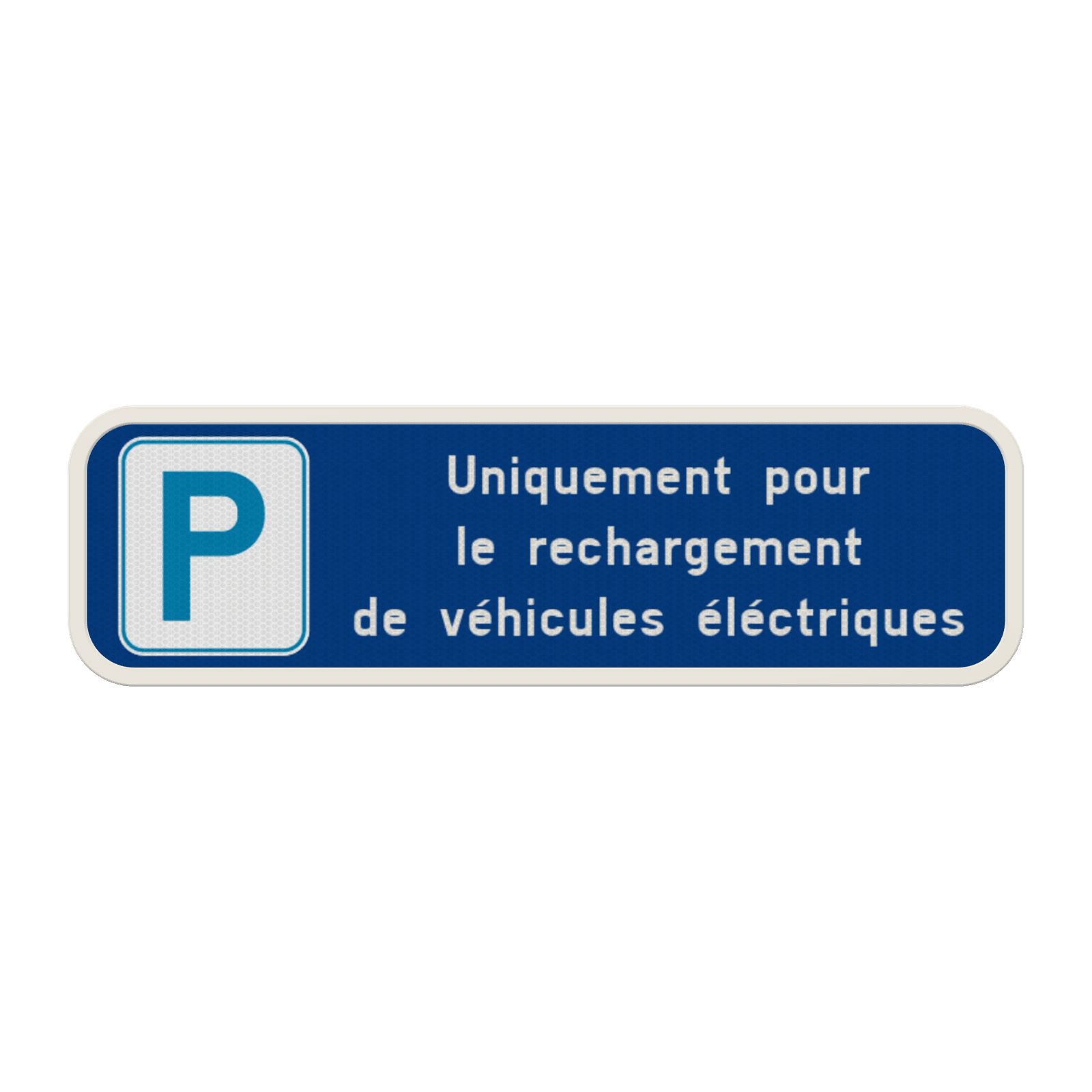 Panneau de stationnement – Véhicule électrique – 700x200mm