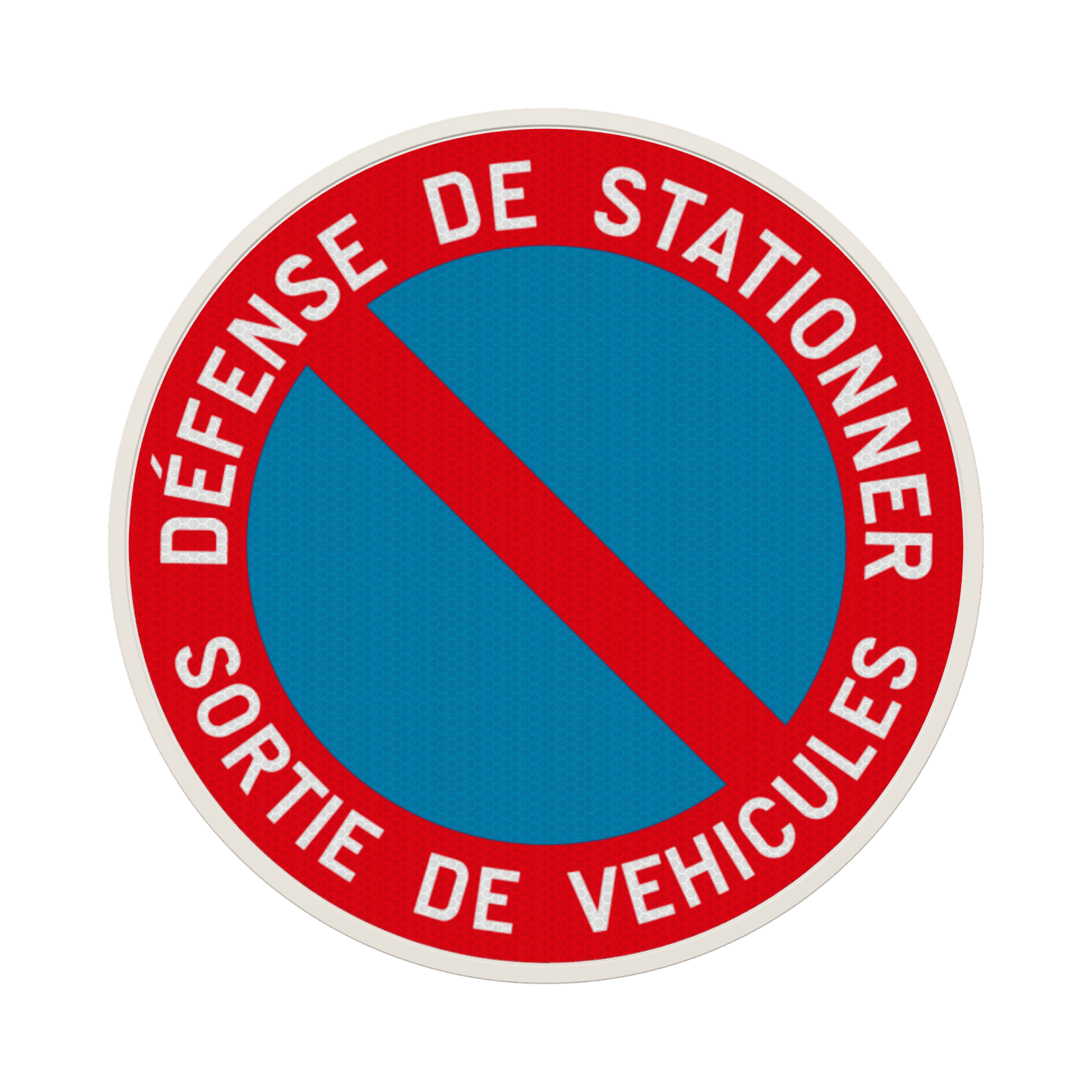 Panneau stationnement interdit – Sortie de véhicules
