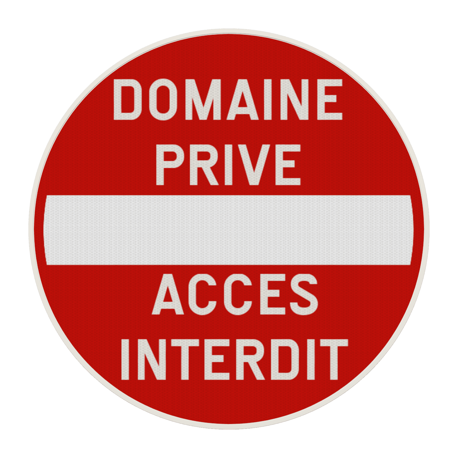 Panneau de signalisation - C1 - Domaine privé - Accès interdit