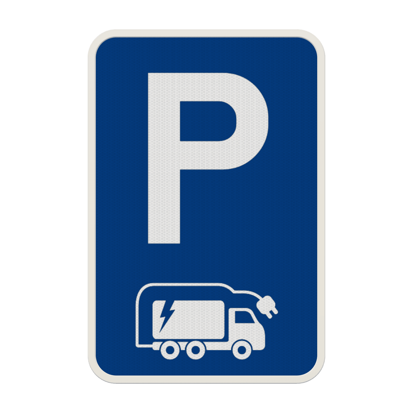 Panneau de stationnement pour camion électrique