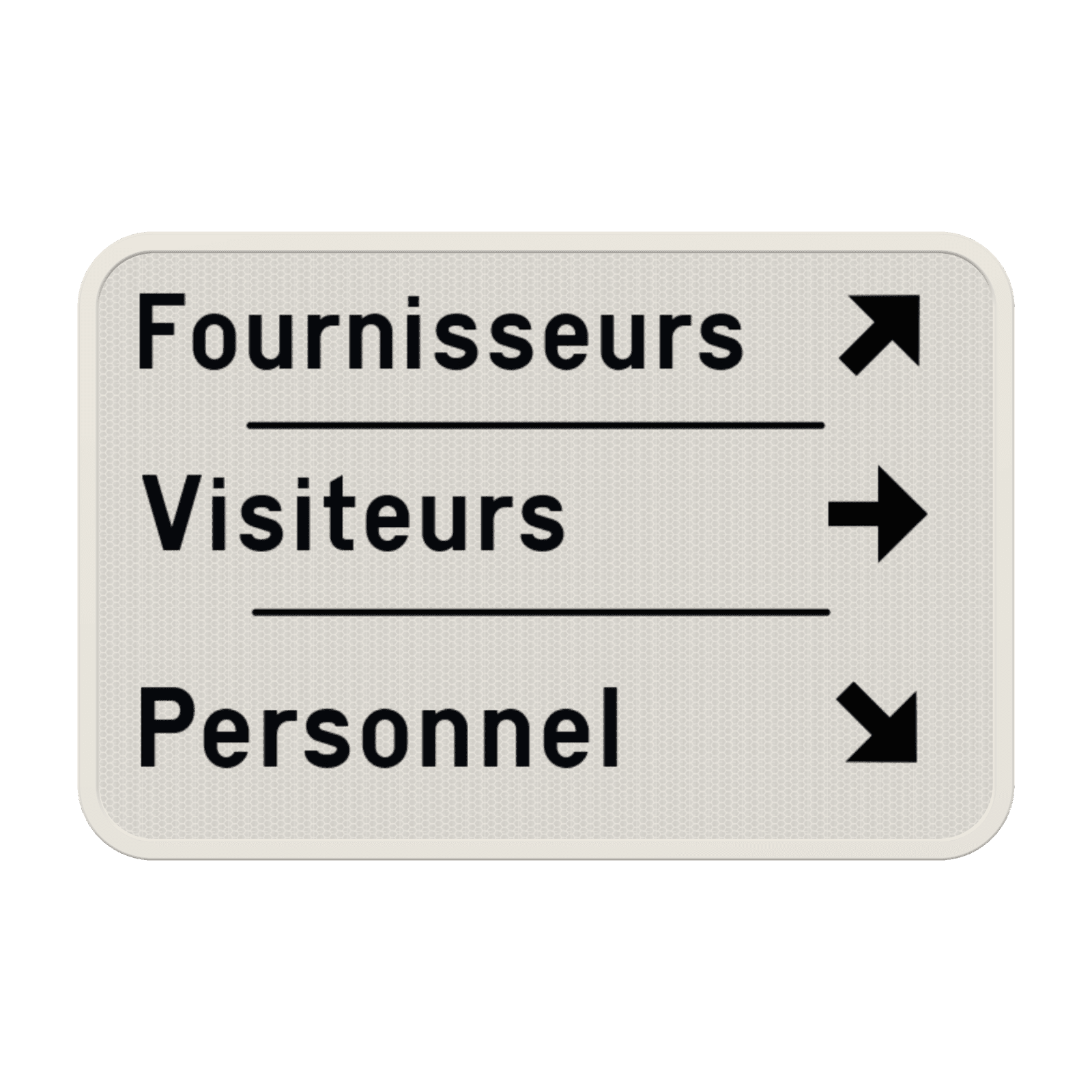 Panneau d'information (3:2) - panneau de signalisation - personnalisable