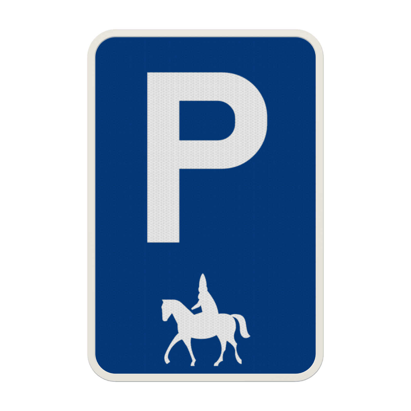 Panneau de stationnement - Réservé à Saint-Nicolas