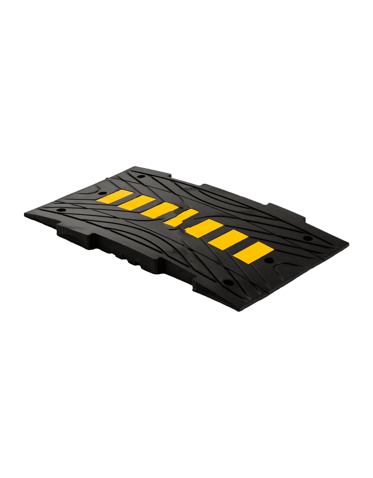 Verkeersdrempel rubber - middenelement voor zwaar verkeer - 900x500x50mm