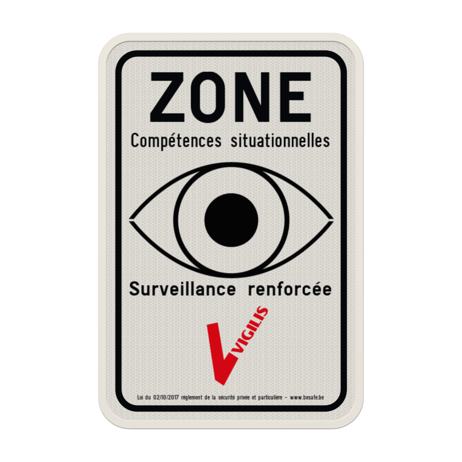 Panneau VIGILIS - Compétences situationnelles - Surveillance renforcée - Suveillance Belge