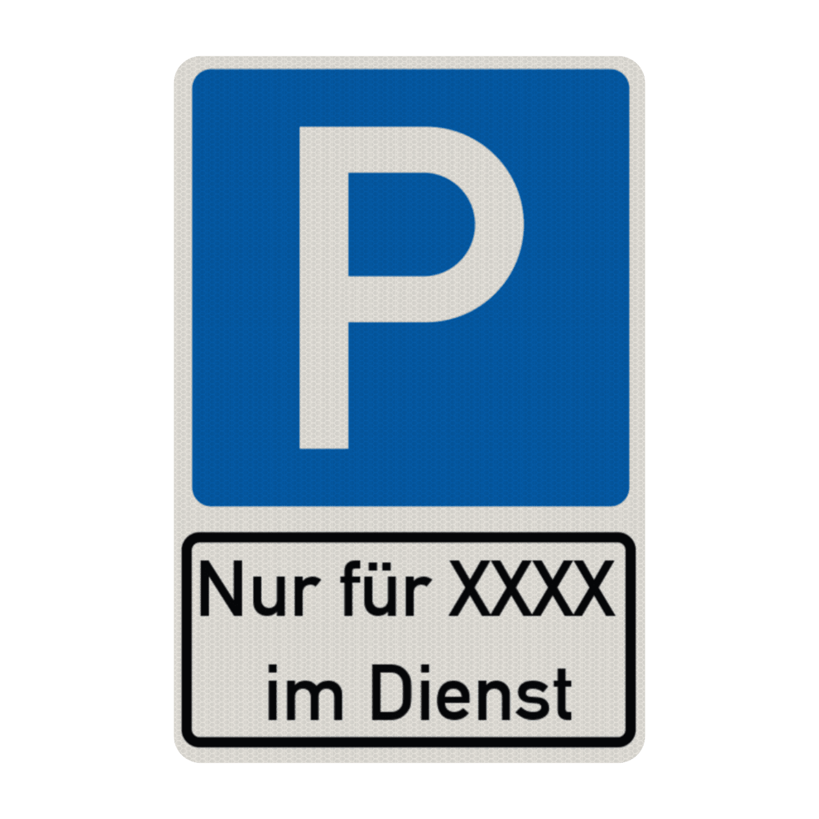 Parkschilder - Parkplatz nur für Bedienstete