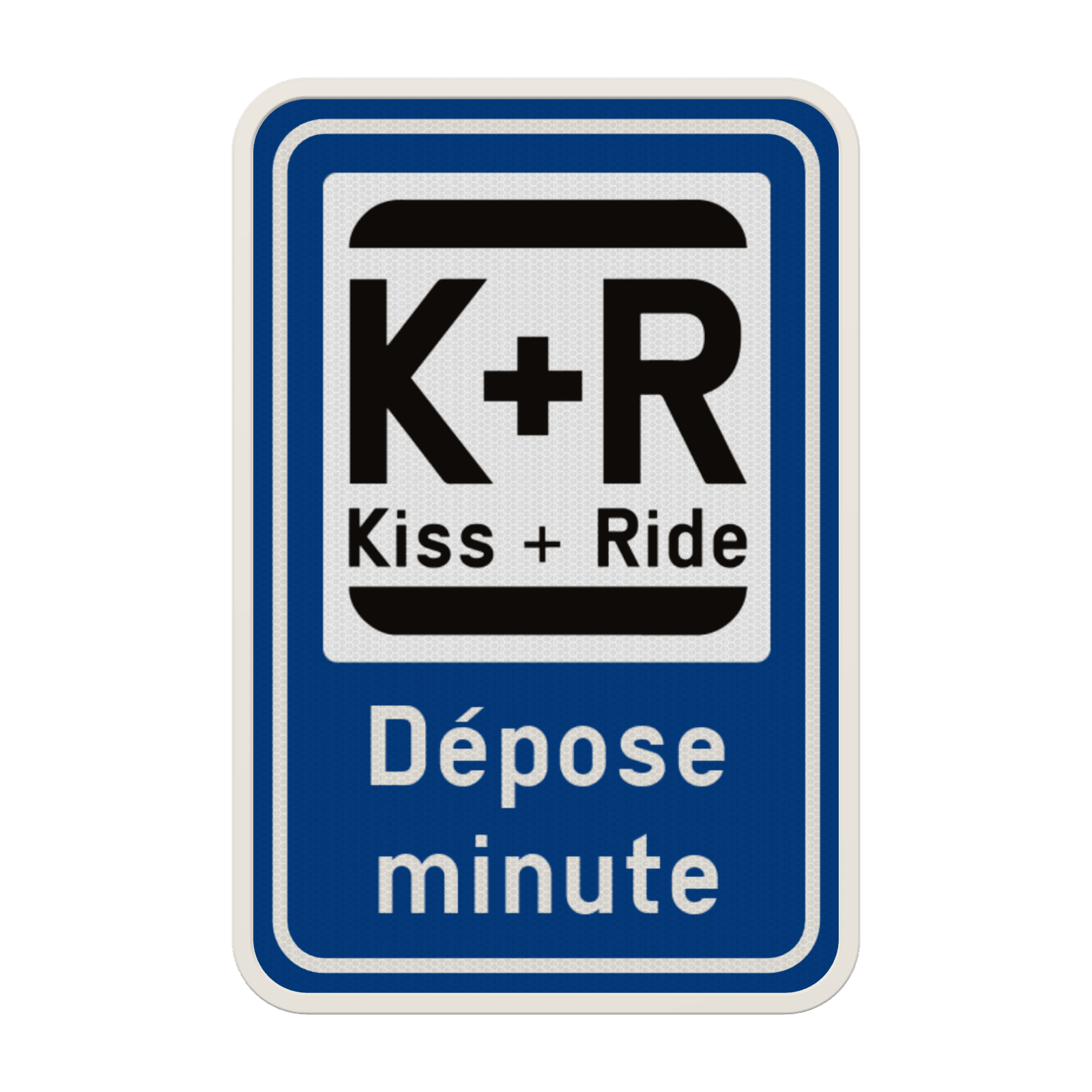 Panneau Kiss & Ride personnalisable – Chargement et déchargement