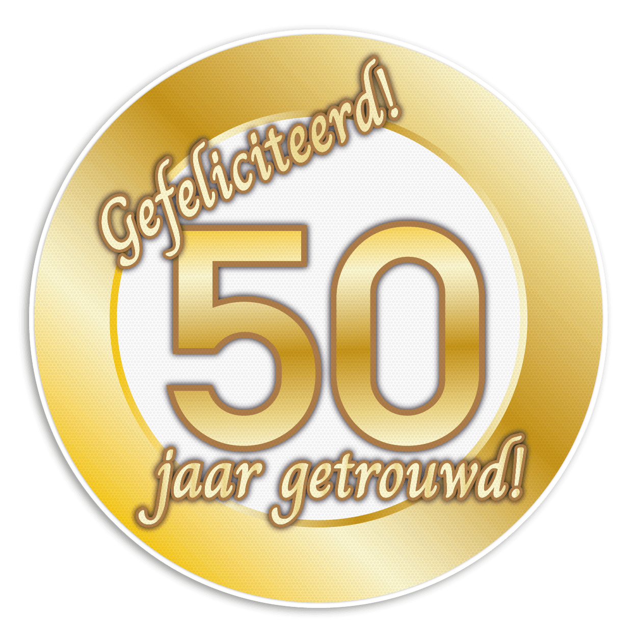 Verkeersbord - Gouden Huwelijk