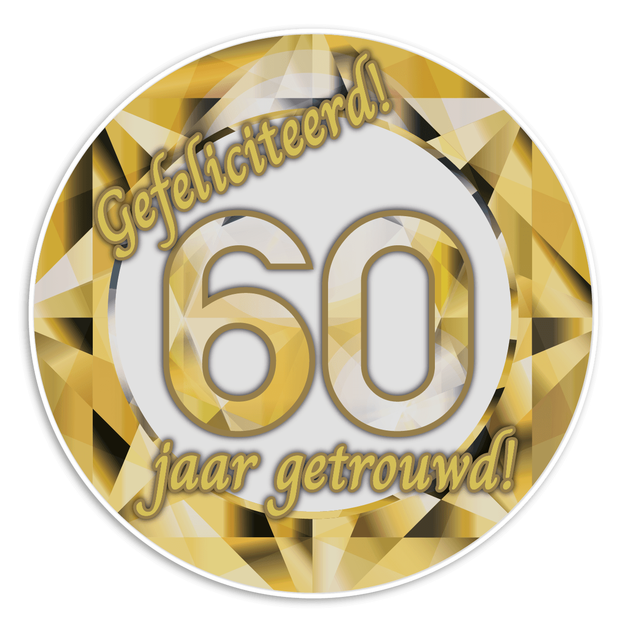 Verkeersbord - Diamanten Huwelijk