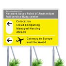 Informatiebord 2900x2000mm - Schiphol-stijl