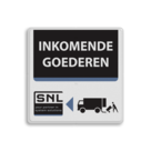 Reflecterend tekstbord conform eigen ontwerp