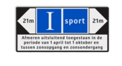 Scheepvaartbord op maat met opdruk conform opgave