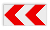 Verkeersbord RVV BB11l