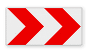 Verkeersbord RVV BB11r