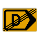 Omleidingsbord - T201r-de - Werk in uitvoering