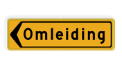 Omleidingsbord - T102l - Omleiding - Werk in uitvoering