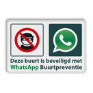 WhatsApp Attentie Buurtpreventie Informatiebord 04 - L209wa