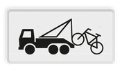 Verkeersbord RVV OB304a - Onderbord - Wegknipregeling van kracht