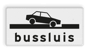 Verkeersbord RVV OB617 - Onderbord - Bussluis