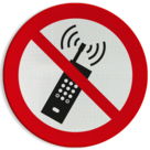 Verbodsbord P013 - Mobiele telefoon verboden