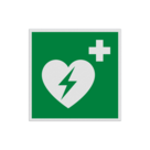 Rettungszeichen Piktogram E010 - Automatisierter externer Defibrillator (AED)