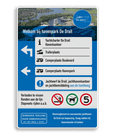 Entree - routebord Jachthaven in huisstijl