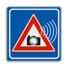 Roodlicht controle camerabewaking verkeersbord