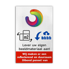 Alupanel bordpaneel - met eigen ontwerp / logo