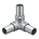 Pièce d'angle à trois voies 90 degrés - Raccord de tube en acier galvanisé