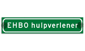 Autobord met zuignappen 375x75mm EHBO hulpverlener reflecterend