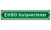 Autobord met zuignappen 500x100mm EHBO hulpverlener reflecterend