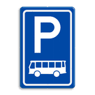 Verkeersbord RVV E08d - Parkeerplaats bussen