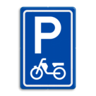 Verkeersbord RVV E08e - Parkeerplaats bromfietsen en scooters