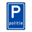 Verkeersbord RVV E08l - Parkeerplaats politie