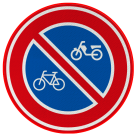 Verkeersbord RVV E03 - Parkeerverbod (brom-)fietsen