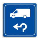Verkeersbord - Routeverwijzing Transporterbus