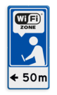 Informatiebord - Wifi-zone verwijzing