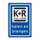 Verkeerbord RVV L52 KISS & RIDE - halen en brengen