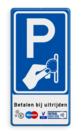 Verkeersbord RVV BW111 - Betaald parkeren met pictogrammen