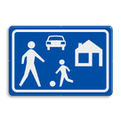 Verkeersbord RVV G05 - Woonerf