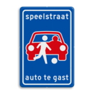 Verkeersbord L53b - Speelstraat