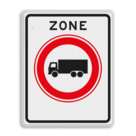 Verkeersbord RVV C07zb - zone - Gesloten voor vrachtauto's