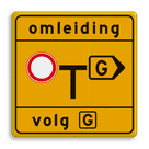 Omleidingsbord - Speciaal ontwerp